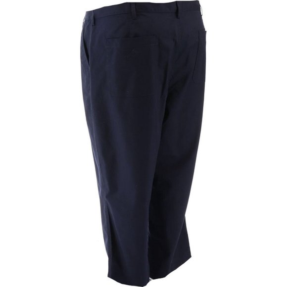 NWT LANDS' END MEN'S BIG BASIC WORK DRESS PANTS TRUE NAVY 50X29 - Picture 4 of 9